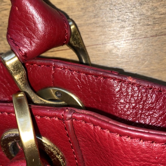 FENN WRIGHT MANSON red leather bag - Picture 5 of 10